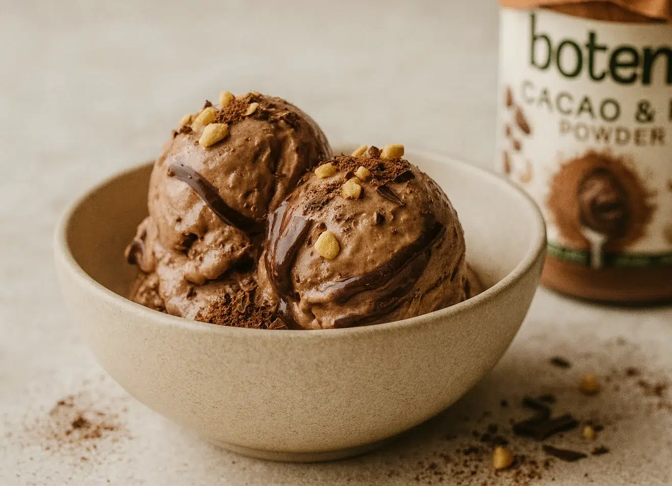 chocolate ice cream with peanuts low calorise diet high in protein