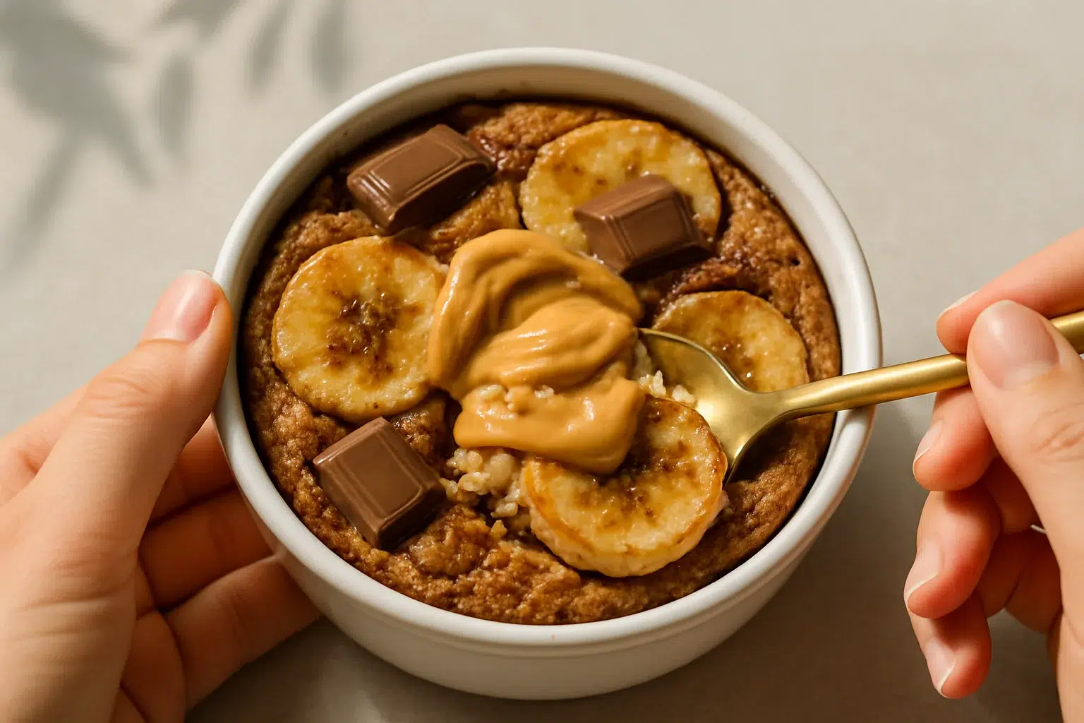 peanut butter oat meal mix cake